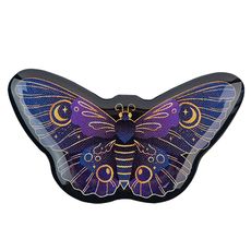 фото 1 - Обьемный стикер "Фіолетовий метелик"