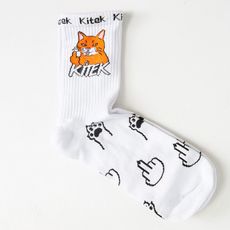 фото 1 - Носки с котиком "Doberman" Kitek Wear