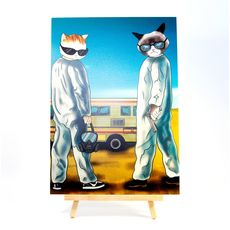 фото 1 - Постер с изображением "Breaking Cats" Kitek Wear