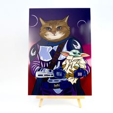 фото 1 - Постер с изображением "Star Cats" Kitek Wear