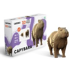 фото 1 - Картонный конструктор "Cartonic 3D Puzzle CAPYBARA"