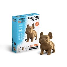 фото 1 - Картонний конструктор "Cartonic 3D Puzzle BULLDOG PUPPY"