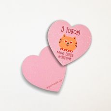 зображення 1 - Валентинка Котик Uamade