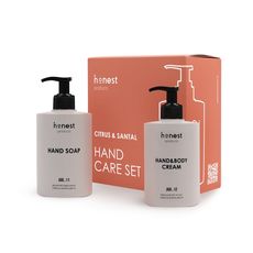 фото 1 - Подарочный набор мыло и крем для рук  citrus & santal honest products