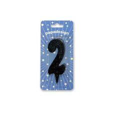 зображення 1 - Свічка-цифра "2" чорна Papadesign