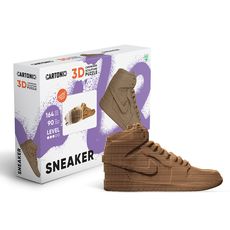 фото 1 - Картонный конструктор "Cartonic 3D Puzzle SNEAKER" 1DEA.me