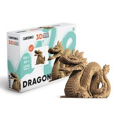 зображення 1 - Картонний конструктор "Cartonic 3D Puzzle DRAGON"