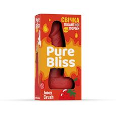 зображення 1 - Свічка член 15 см Pure Bliss - Red Juicy Crush