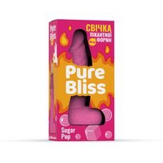 зображення 1 - Свічка член 18 см Pure Bliss - Pink Sugar Pop