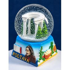 зображення 1 - Сувенірна снігова куля "Полтава - Біла альтанка", 6,5 см