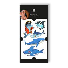 фото 1 - Тату "Акулы" Tattooshka