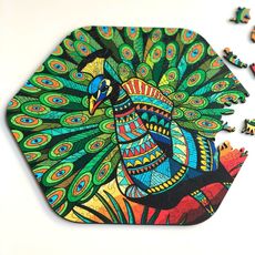 зображення 1 - Дерев'яні пазли Wouzzle Жар Птиця 165 елементів