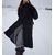 фото 3 - Пальто-одеяло Grace clothing "Черное" зима