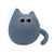 зображення 2 - Подушка-антистрес Expetro "Кіт" блакитний