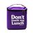 фото 2 - Сиреневый ланч-бэг "Don't touch my lunch" maxi 195 х 185 х 120 мм Just cover