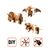 фото 7 - Картонный конструкторсCartonic 3D Puzzle DINOS TRIO