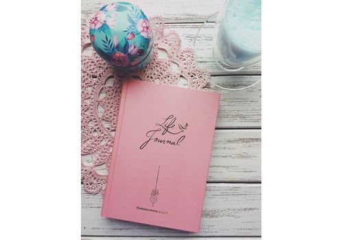 фото 1 - Дневник Amrita-om  "Life Journal" розовый