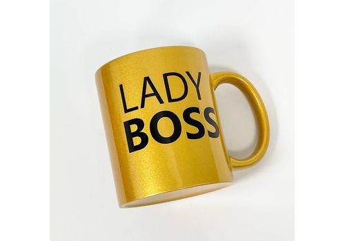 зображення 1 - Чашка Censored "Lady Boss" gold 310 мл.