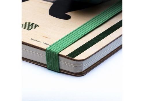 зображення 2 - Cкетчбук ЕКО Kiri дерев'яний в крапку А5 "Панда", на пружині