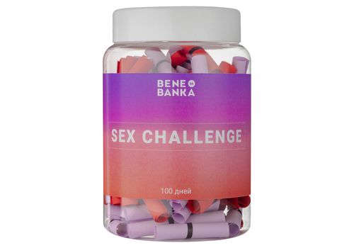 фото 1 - Баночка с заданиями Bene Banka"Sex challenge" rus
