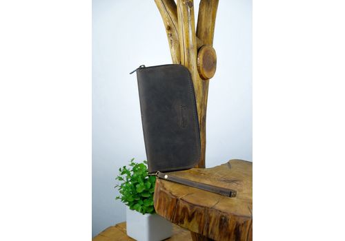 зображення 6 - Портмоне Kozhanty зіппер коричневий Teo