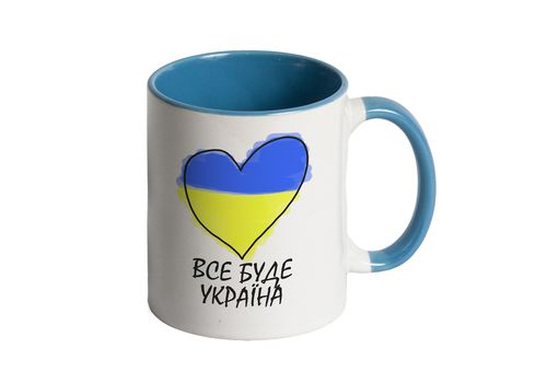 зображення 1 - Кружка  Ua Made Sale блакитна "Все буде Україна"