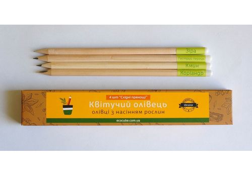 зображення 2 - Квітучий олівець Екокуб "Східні прянощі" 4 шт