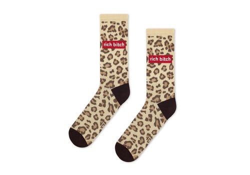зображення 1 - Шкарпетки ЦЕХ Leopard - rich bitch
