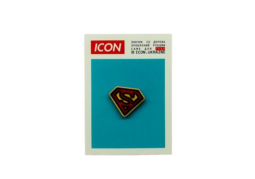 фото 1 - Значок Супермен ICON