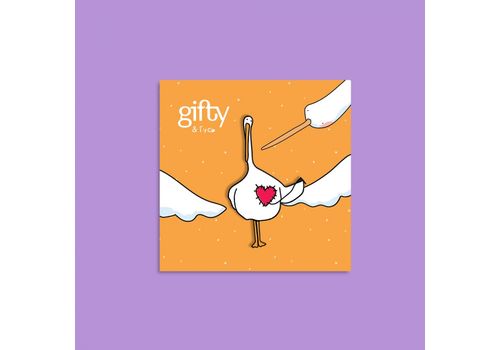 зображення 2 - Значок Gifty з Гусем Зашиваюсь