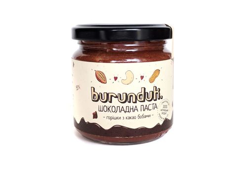 зображення 1 - Шоколадна горіхова паста Burunduk 180 г