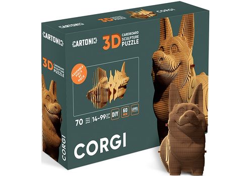 зображення 3 - Картонний конструктор 1DEA.me "Cartonic 3D Puzzle CORGI"