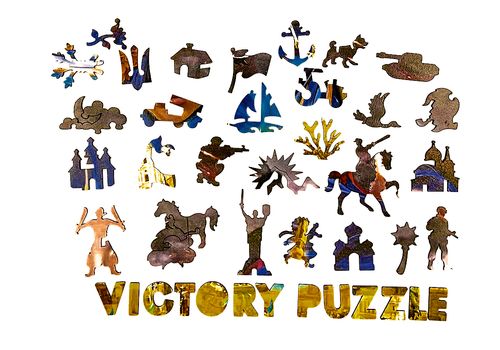 фото 2 - Игра головоломка пазл "Захисниця Києва" Victory puzzle