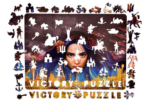 зображення 7 - Гра головоломка пазл Victory puzzle "Захисниця Києва"