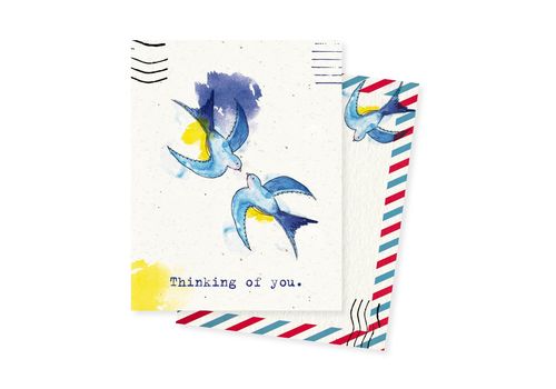 фото 1 - Открытка Mirabella postcards "Thinking of you" мини