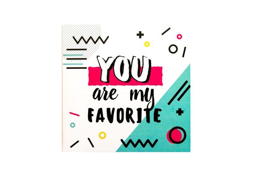 зображення 1 - Листівка- шоколадка Papadesign "You are my favorite" 14x14