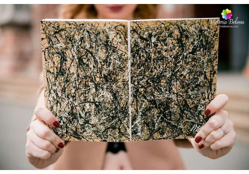 зображення 10 - Скетчбук Manuscript Books "Pollock 1950" з відкритою палітуркою