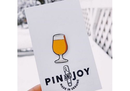 зображення 1 - Значок Pin&Joy "Пиво тюльпан" метал