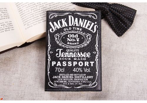 фото 1 - Обложка на паспорт "Джек Дэниэлс"