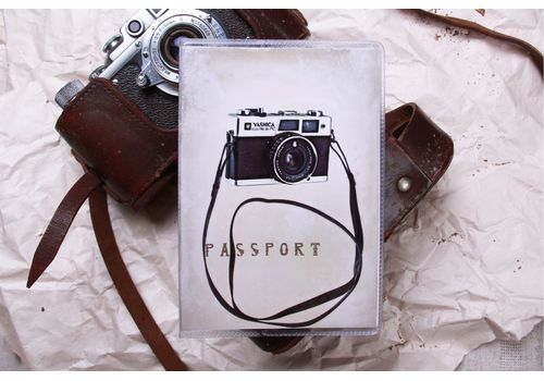 зображення 1 - Обкладинка на паспорт Harno Hand made "Фотоапарат" пластик
