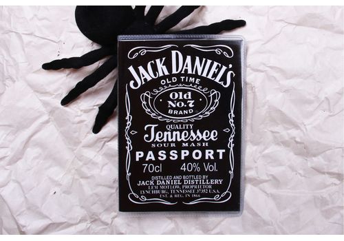 фото 1 - Обложка на паспорт Harno Hand made "Джек Дэниэлс" пластик