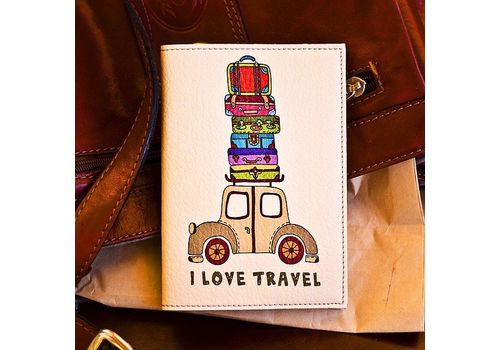 зображення 1 - Обкладинка на паспорт "I love travel"