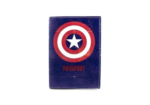 фото 1 - Обкладинка на паспорт "Капітан Америка"