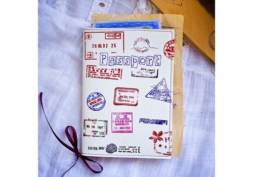 фото 1 - Обложка на паспорт "Коллекция штампов"