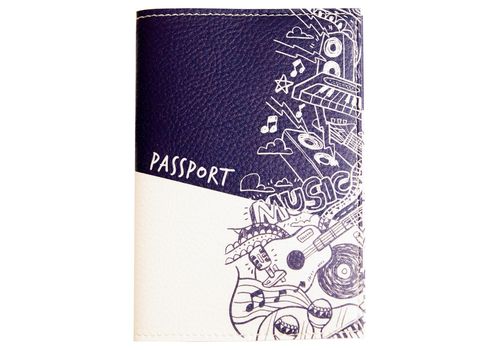 фото 1 - Обложка для паспорта papadesign "Passport music" 13,5*10