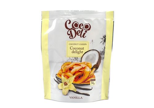 зображення 2 - Чіпси кокосові Cocodeli "Ваніль" 30 г