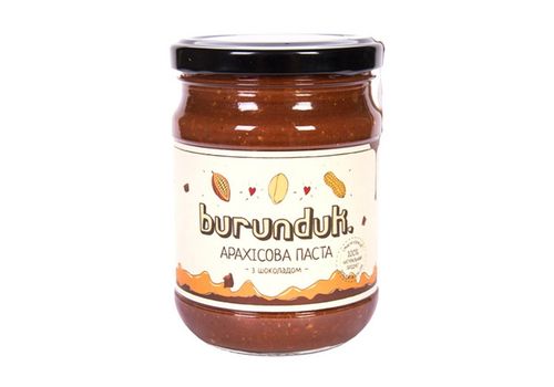 зображення 1 - Паста арахісова Burunduk "З шоколадом" 40 г