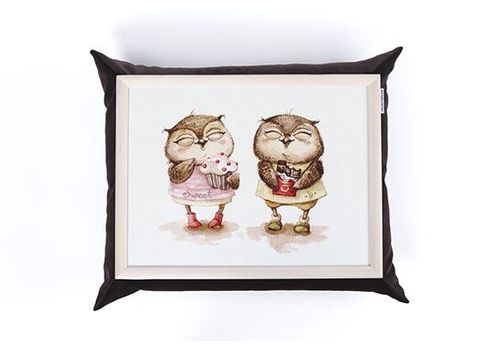 зображення 1 - Cтолик на подушці "Funny owls"