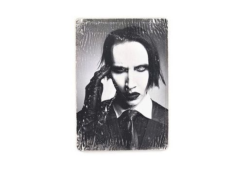 фото 1 - Постер "Marilyn Manson b/w"