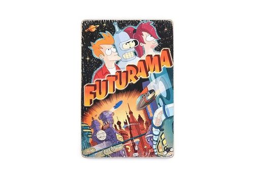 фото 1 - Постер Futurama #3 Fry, Bender, Leela Wood Posters 200 мм 285 мм 8 мм